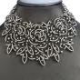 Stefan Hafner 27.70cts Diamond Lace 18k White Gold Necklace