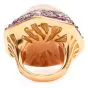 VASARI Designer Diamond Ruby Tourmaline 18K Gold Cocktail Ring