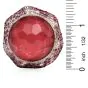 VASARI Designer Diamond Ruby Tourmaline 18K Gold Cocktail Ring