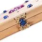 M. Buccellati Vintage Diamond Ruby Sapphire 18K Gold Compact Box
