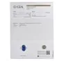 Excellent 7.53ct GIA Black Opal Diamond Platinum Oval Cocktail Ring
