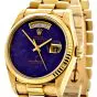 Rolex President Vintage 18038 Lapis Dial 18k Gold Watch |Dover Jeweley|