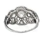 Antique Deco 1.10cts Old European Cut Diamond Platinum Engagement Ring