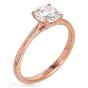 GIA 1.16  J-VS1 Carat Round cut  Diamond Rose Cut Solitaire Engagement Ring