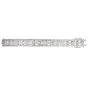 Art déco 27.90cts Diamond Platinum Geometric Link Bracelet-Dover Jewelry 