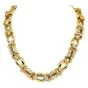Kurt Wayne 18.50cts Diamond 18K Yellow Gold Oval Link Celebrity Necklace