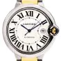 Cartier Ballon Bleu 3765 Stainless Steel Gold 42 mm Automatic Men's Watch