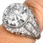 Antique Deco 7.96 carat Diamond Platinum Engagement Ring