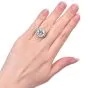 Antique Deco 7.96 carat Diamond Platinum Engagement Ring