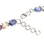  Multicolor Natural No-Heat GIA Sapphire Diamond 18K Gold  Necklace