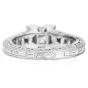 Tacori 2.61cts  Diamond 3 Stone Platinum Engagement Ring