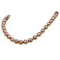 Estate Pearl Diamond Rose Gold Clasp Statement Necklace