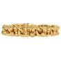  Garrard London Fleur De Lis 18K Gold Link Statement Bracelet |DoverJewelry|