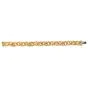  Garrard London Fleur De Lis 18K Gold Link Statement Bracelet |DoverJewelry|