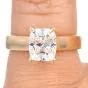 2.02cts Diamond 14K Gold Cushion H VS1 Engagement Ring - Dover Jewelry