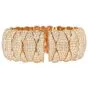 Estate 27.0cts Diamond 18K Wide Statement Cuff Bangle 