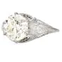 Vintage 2.93cts  Old European Diamond Gold  Engagement Ring 
