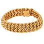 Vintage Italian Retro 1940s 18K Wheat link Bracelet|Dover Jewelry