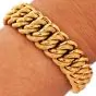 Vintage Italian Retro 1940s 18K Wheat link Bracelet|Dover Jewelry