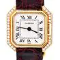 Cartier Ceinture Diamond 18K Gold Ladies Winding Watch- Dover Jewelry