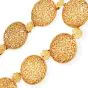 Buccellati Filidoro 18K Gold Flower Filigree Link Necklace 