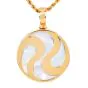 Bvlgari Bulgari Ying Yang 18k Yellow Gold Spinning Pendant