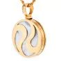 Bvlgari Bulgari Ying Yang 18k Yellow Gold Spinning Pendant