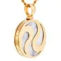 Bvlgari Bulgari Ying Yang 18k Yellow Gold Spinning Pendant