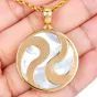 Bvlgari Bulgari Ying Yang 18k Yellow Gold Spinning Pendant