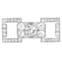 Vintage 6.69cts Old European Diamond Platinum Brooch Pin-Dover Jewelry