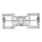 Vintage 6.69cts Old European Diamond Platinum Brooch Pin-Dover Jewelry