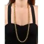 Tiffany & Co. 18K Gold Graduated Bead Long Necklace-Dover Jewelry