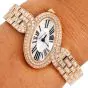 Cartier "Delices" Diamond 18K Ladies Quartz Watch-Dover Jewelry