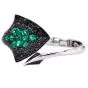 Stephen Webster Diamond Emerald 18K Couture Cuff Bracelet-Dover Jewelry