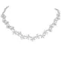 ZYDO 24.50cts Pear Diamond Floral Gold Tennis Necklace-Dover Jewelry