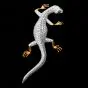 GARAVELLI Diamond 7.92cts Emerald 18K Gold Lizard Pin-Dover Jewelry