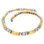 Italian Diamond 18K Yellow White Gold Choker Necklace |dover Jewelry|