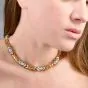 Italian Diamond 18K Yellow White Gold Choker Necklace |dover Jewelry|