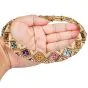 Estate Multi Gemstone Diamond 18K Gold Statement Choker Necklace-Dover Jewelry