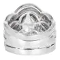  GIA F-VS2 Oval Diamond Gold Cocktail Engagement Ring