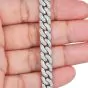 4.18cts Natural Diamond 18K Gold Miami Cuban Link Pave Link Bracelet |DoverJewelry|