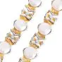Vintage Buccellati 18k diamond Pearl Choker Gold Necklace|Dover Jewelry|