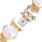 Vintage Buccellati 18k diamond Pearl Choker Gold Necklace|Dover Jewelry|