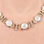 Vintage Buccellati 18k diamond Pearl Choker Gold Necklace|Dover Jewelry|