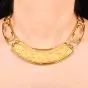 Vintage Carrera y Carrera 18K Gold Elephant Motif Collar Necklace-Dover Jewelry