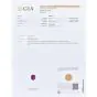 GIA No Heat Kashmir-Azad Pink Sapphire Cushion Cut 18K Engagement Ring|Dover jewelry|