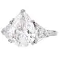 CARTIER 5.45 Carat Pear-Shaped Diamond Platinum Engagement Ring|DoverJewelry|