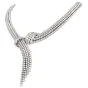 Estate Couture Diamond 45.80cts 18K Gold Scarf Necklace 