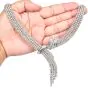Estate Couture Diamond 45.80cts 18K Gold Scarf Necklace 