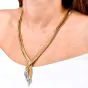 Marchak Paris 5.43cttw Diamond Fancy Lariat Gold Necklace